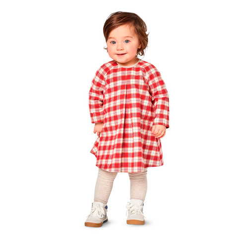 Burda Style BUR9348 | Babies' Loose Dress