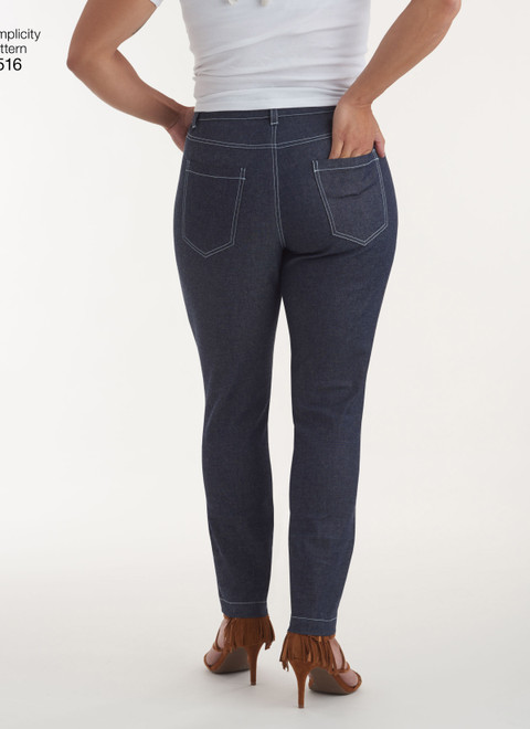 Simplicity S8516 | Misses' Mimi G Skinny Jeans