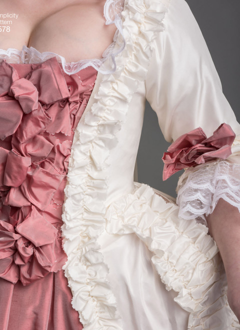 S8578 | Simplicity Sewing Pattern Misses' 18th Century Gown