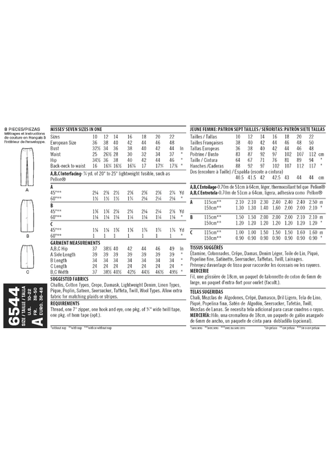 New Look Sewing Pattern N6691 - Misses' Slim Or Flared Pants – My Sewing Box