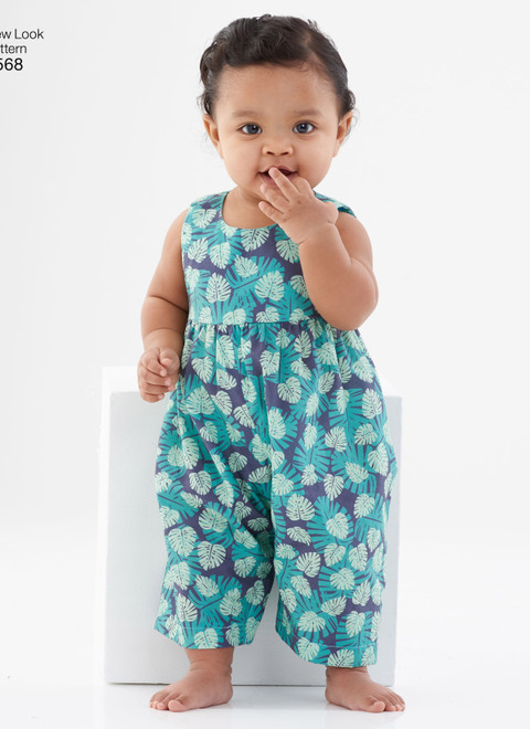 New Look N6568 | Babies' Dress, Romper and Jacket