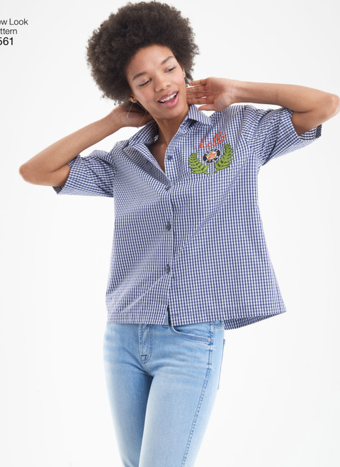 New Look N6561 | Misses' Shirts in Three Lengths