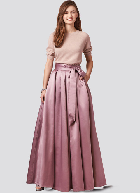 S8743 | Simplicity Sewing Pattern Misses' Pleated Skirts | Simplicity