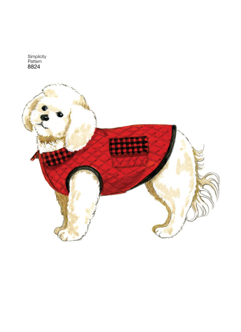 Simplicity S8824 | Dog Coats in Three Sizes