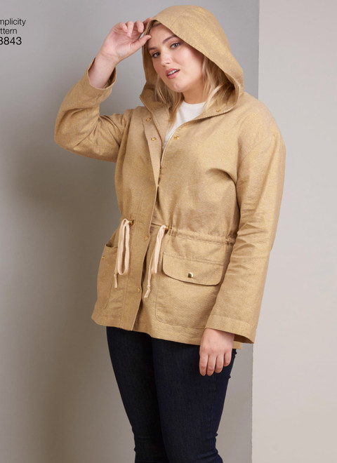 Simplicity S8843 | Misses' Anorak Jacket