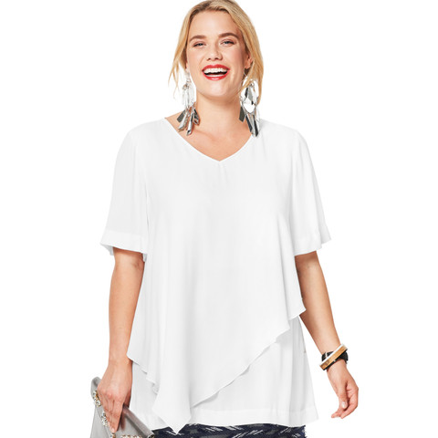 BUR6307 | Burda Style Sewing Pattern Women's Asymmetric Top