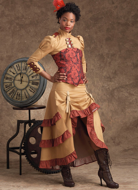 S9007, Simplicity Sewing Pattern Misses' Steampunk Costumes