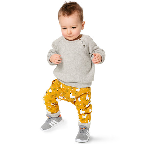 Burda Style BUR9312 | Babies' Coordinates, Pull-On Top and Pants