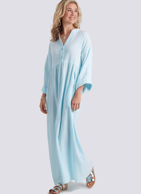 Simplicity S9102 | Misses' Caftan & Dresses