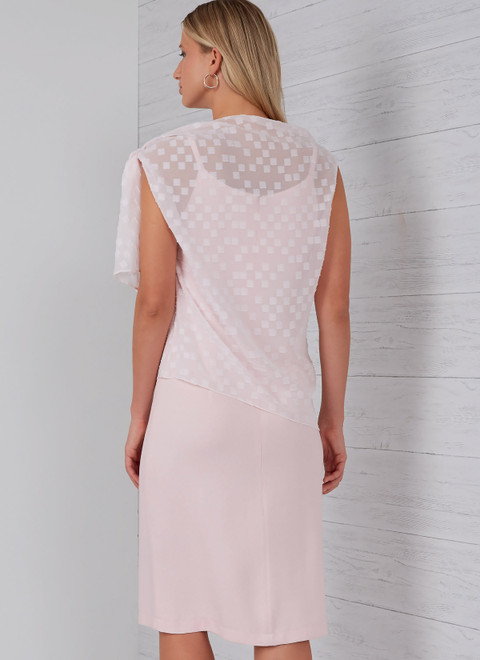 New Look N6653 | Misses' Dress with Shoulder Tie Topper