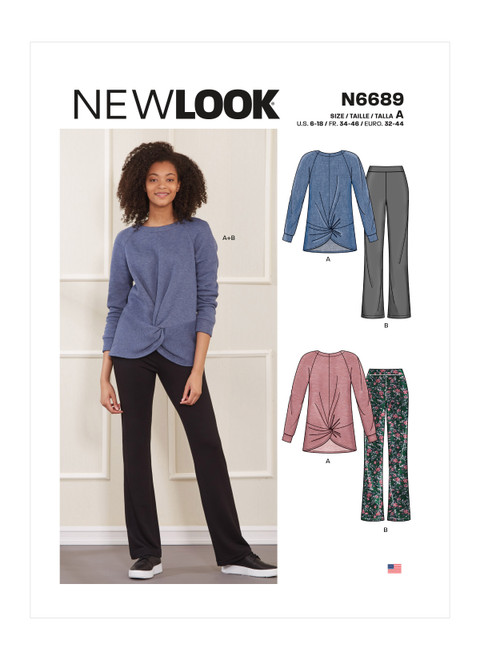 N6689, New Look Sewing Pattern Misses' Sportswear
