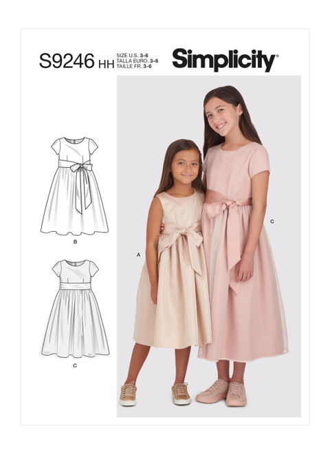 McCall's 9284 Girl's Dress Size: CJ 10-12-14 Used Sewing Pattern