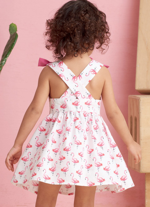 Simplicity S9319 | Toddlers' Criss-Cross Top, Dresses, Rompers and Panties