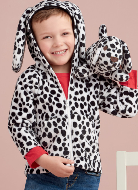 Simplicity S9391 | Toddlers' Jackets and Small Plush Animals