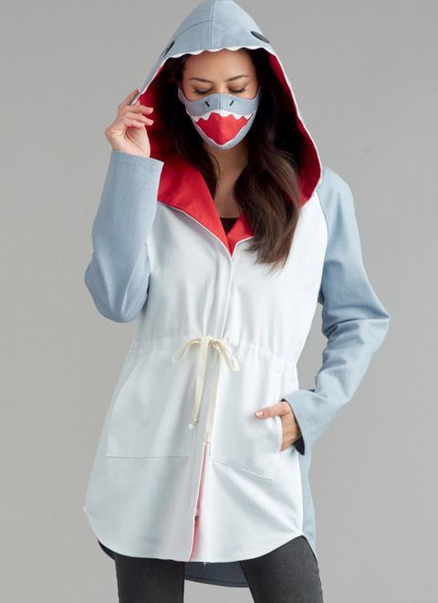 Simplicity S9354 | Misses' Jacket Costume with Masks and Hat