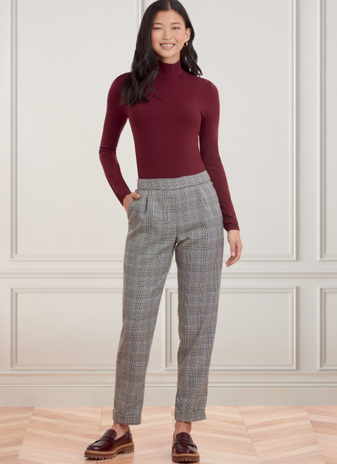 S9376, Simplicity Sewing Pattern Misses' Pull-on Trousers