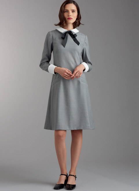 Technical Jersey Peter Pan Collar Dress - Women - Ready-to-Wear