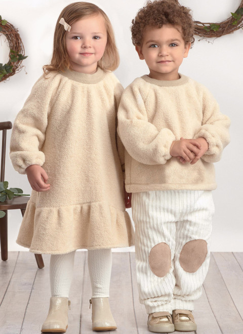 Simplicity S9460 | Toddlers' & Children's Dress, Top and Pants
