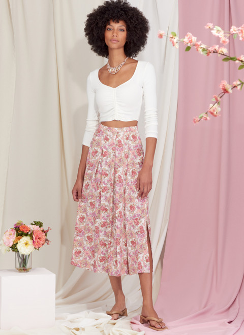 S9472 | Simplicity Sewing Pattern Misses' Skirts | Simplicity