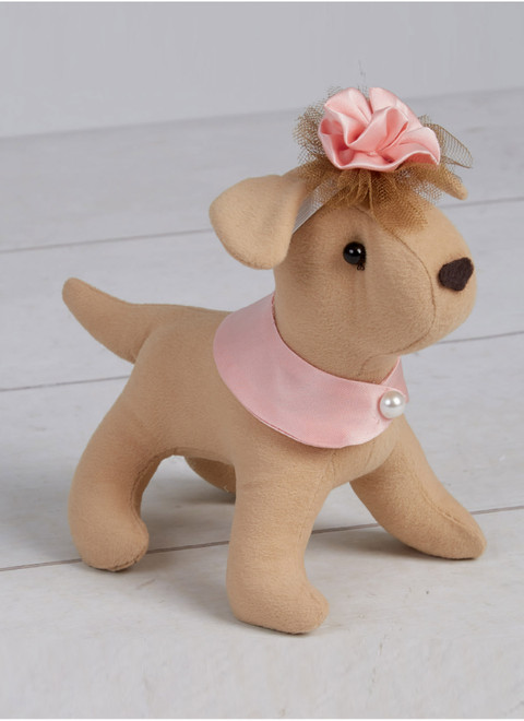 Simplicity S9512 | Soft 6" Dog and Accessories for 18" Doll