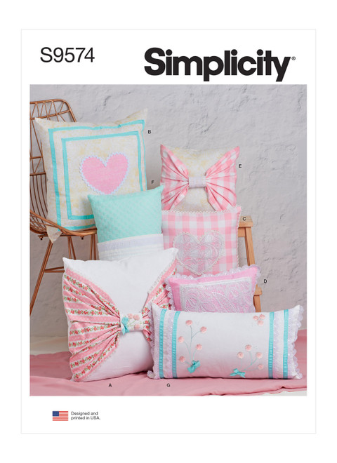 Simplicity S9574 | Pillows | Front of Envelope