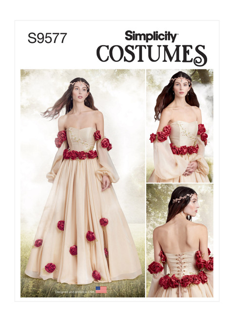 Simplicity S9577 | Misses' Fantasy Costume | Front of Envelope