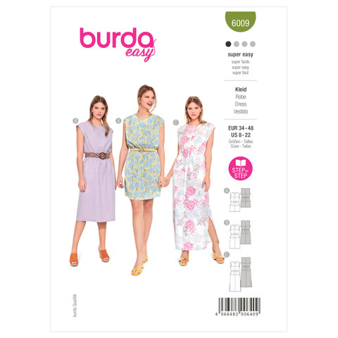 Burda Style BUR6009 | Misses' Dress | Front of Envelope