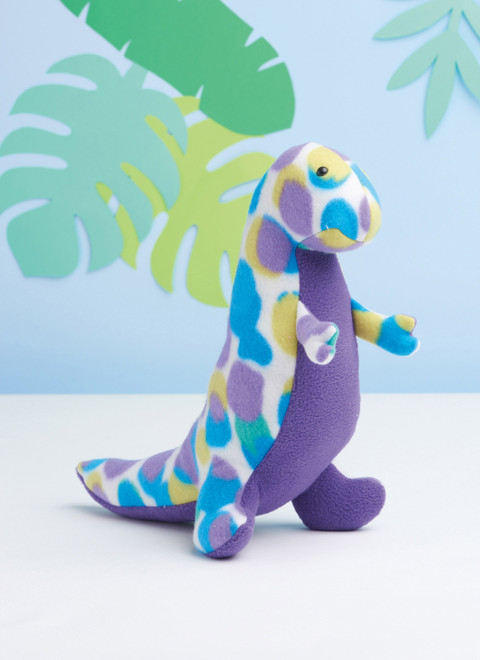 Simplicity S9585 | Plush Dinosaurs by Andrea Schewe