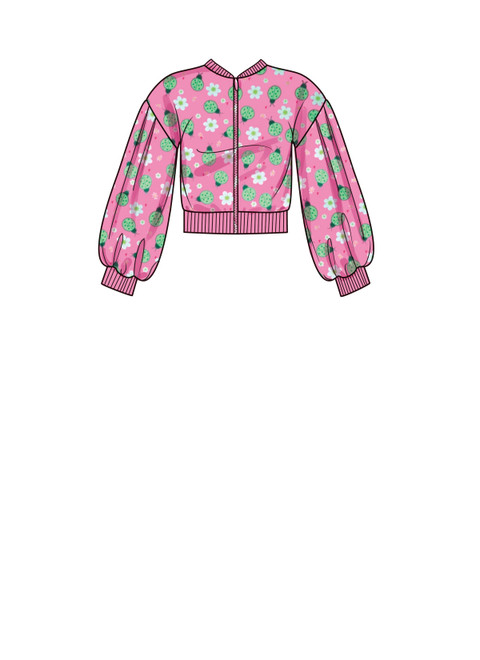 Simplicity S9654 | Children's and Girls' Jacket, Pants and Skirt