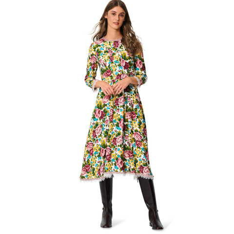 Burda Style BUR5983 | Misses' Dress with Waistband and Wide or Narrow Skirt