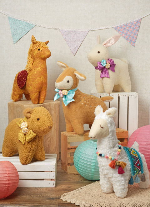  Simplicity Stuffed Animal Sewing Patterns for Children, One  Size Only : Arts, Crafts & Sewing