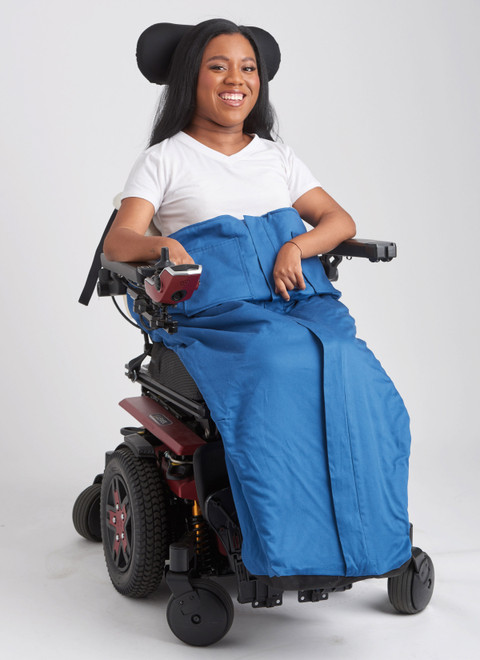 Simplicity S9671 | Poncho with Detachable Hood and Wheelchair Blanket