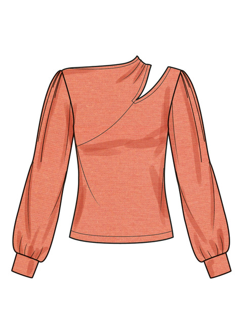 SIN JIページ S9679 | Misses' Knit Top with Sleeve Variations | Simplicity
