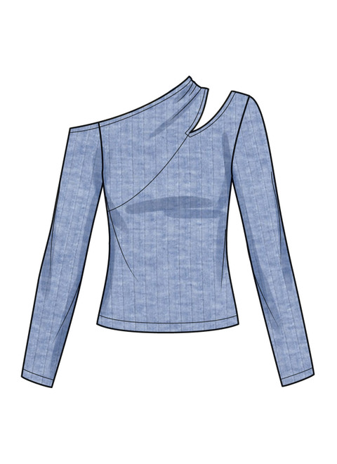 S9679 | Misses' Knit Top with Sleeve Variations | Simplicity