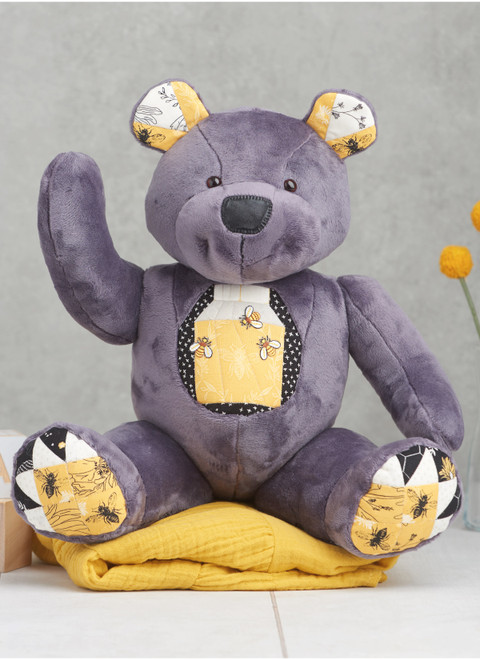 S9731 | Stuffed Bear by Carla Reiss Design | Simplicity