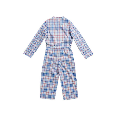 ボトムス bel&bow Checkerboard Overall 1y 最も完璧な bel&bow sounote | brown - overall checkerboard