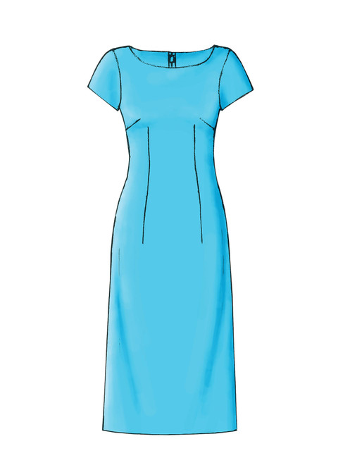 Butterick B4386 (Digital) | Misses'/Misses' Petite Sheath Dress