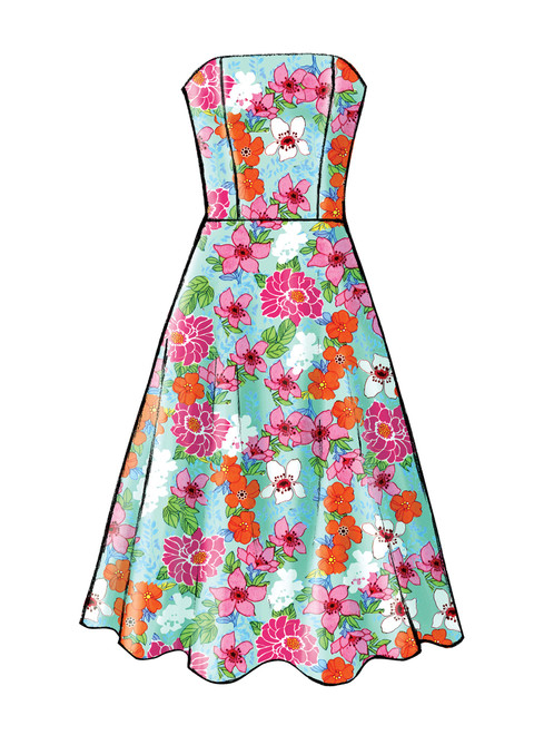 Simplicity Sewing Pattern 2889 Misses'/Miss Petite Dress, Bodice Varia –  grammasbestbynancy