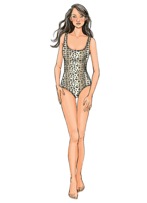 Butterick B4526 | Misses' Swimsuit, Bikini and Wrap