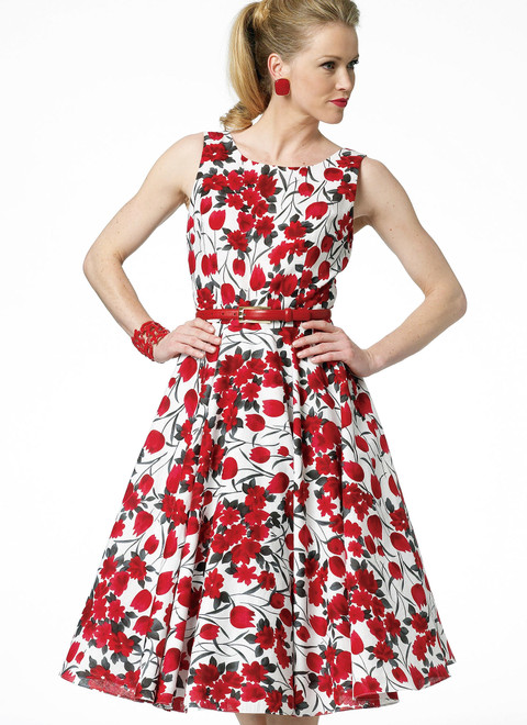 Butterick B5748 | Misses'/Misses' Petite Flared Dresses