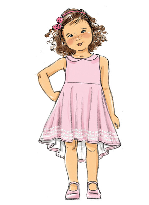 Butterick B6013 | Children's/Girls' Flared Dresses