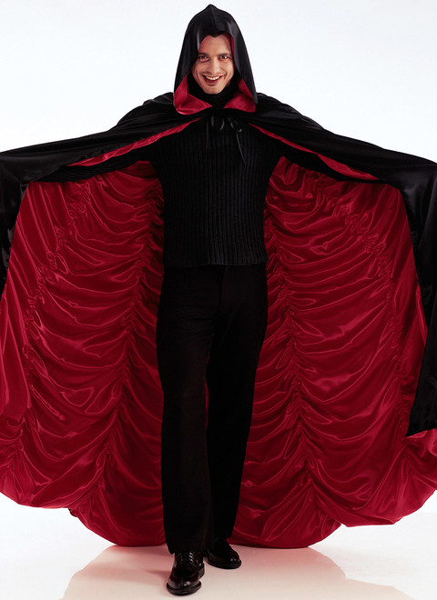 McCall's M4139 | Misses'/Men's Lined and Unlined Cape Costumes