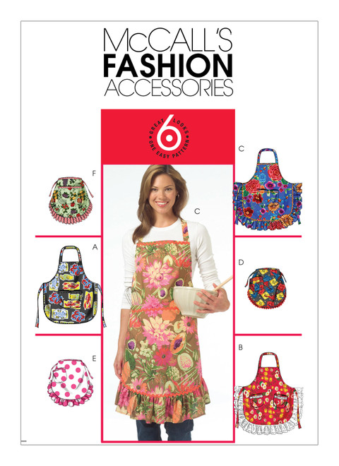 M5284 (PDF) | Curved-Hem Aprons | McCall's Patterns