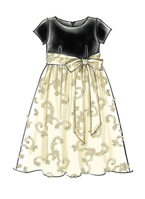McCall's M5795 (Digital) | Children's/Girls' Dirndl Dresses and Sash