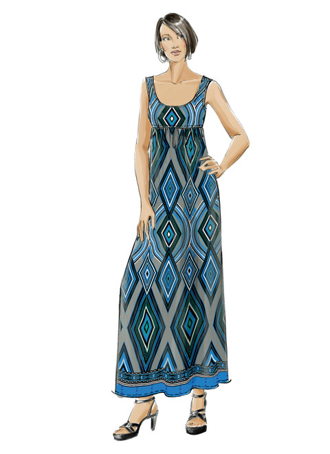 McCall's M5893 | Misses'/Women's Empire-Waist Dresses