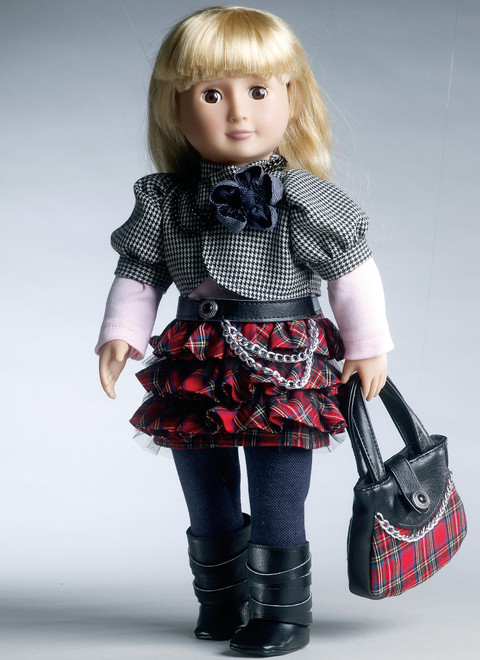 McCall's M6480 (Digital) | Chic Outfits and Accessories for 18" Doll