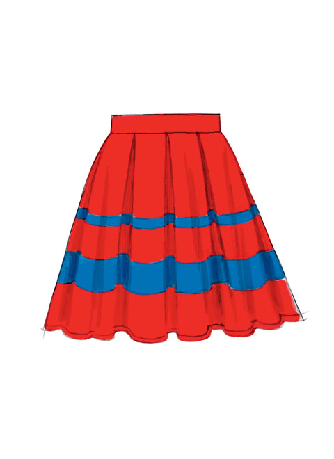 McCall's M6706 | Misses' Pleated Skirts and Petticoat