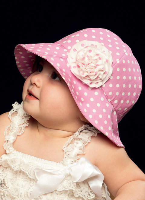 McCall's M6762 (Digital) | Infants'/Toddlers' Bucket Hats, Fedoras and Caps