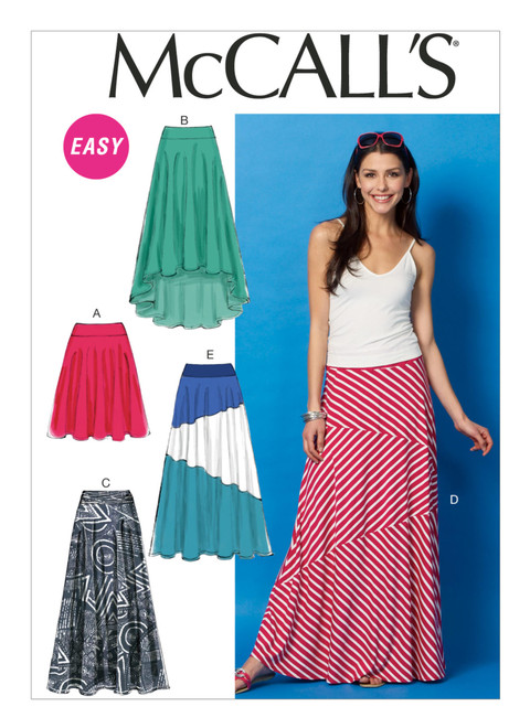 M6966 (PDF) | Misses' Knit Skirts | McCall's Patterns