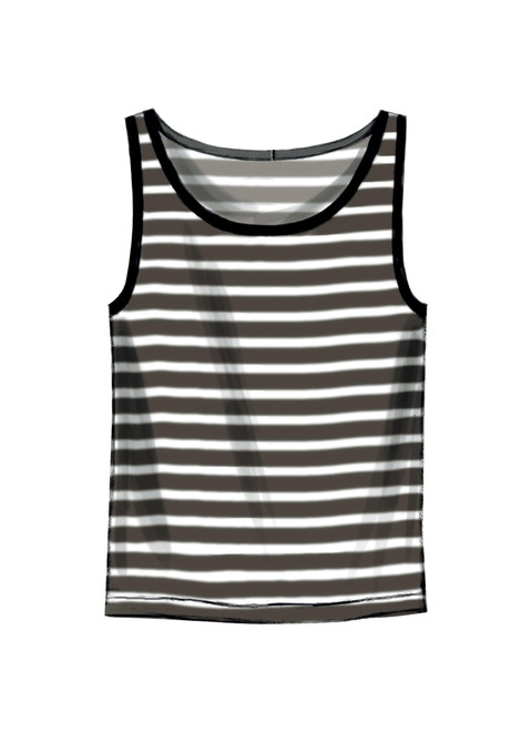 M6973 | Men's Tank Tops, Henley T-Shirts and Shorts | McCall's